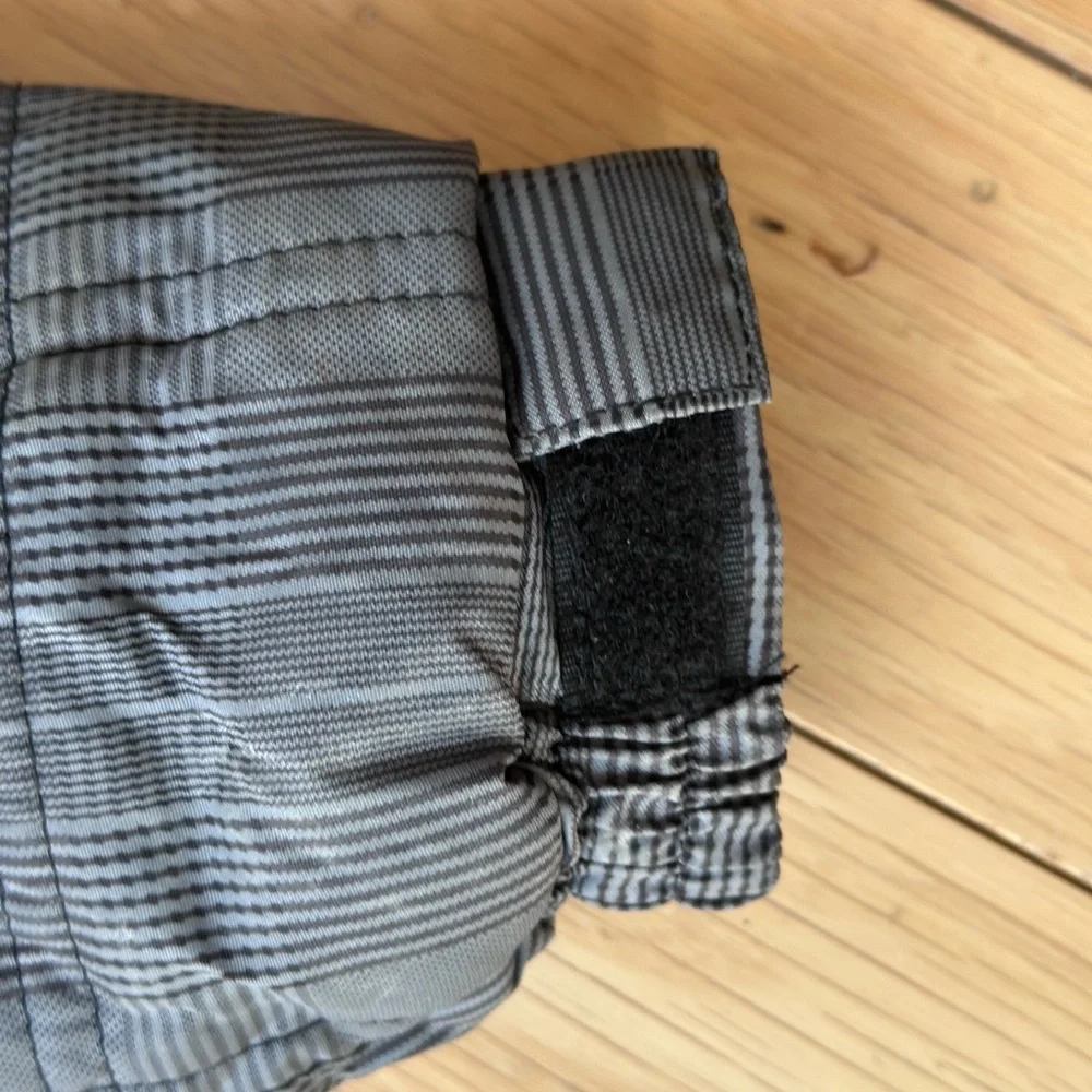 Snozu Gray Plaid Puffer Jacket with Hood